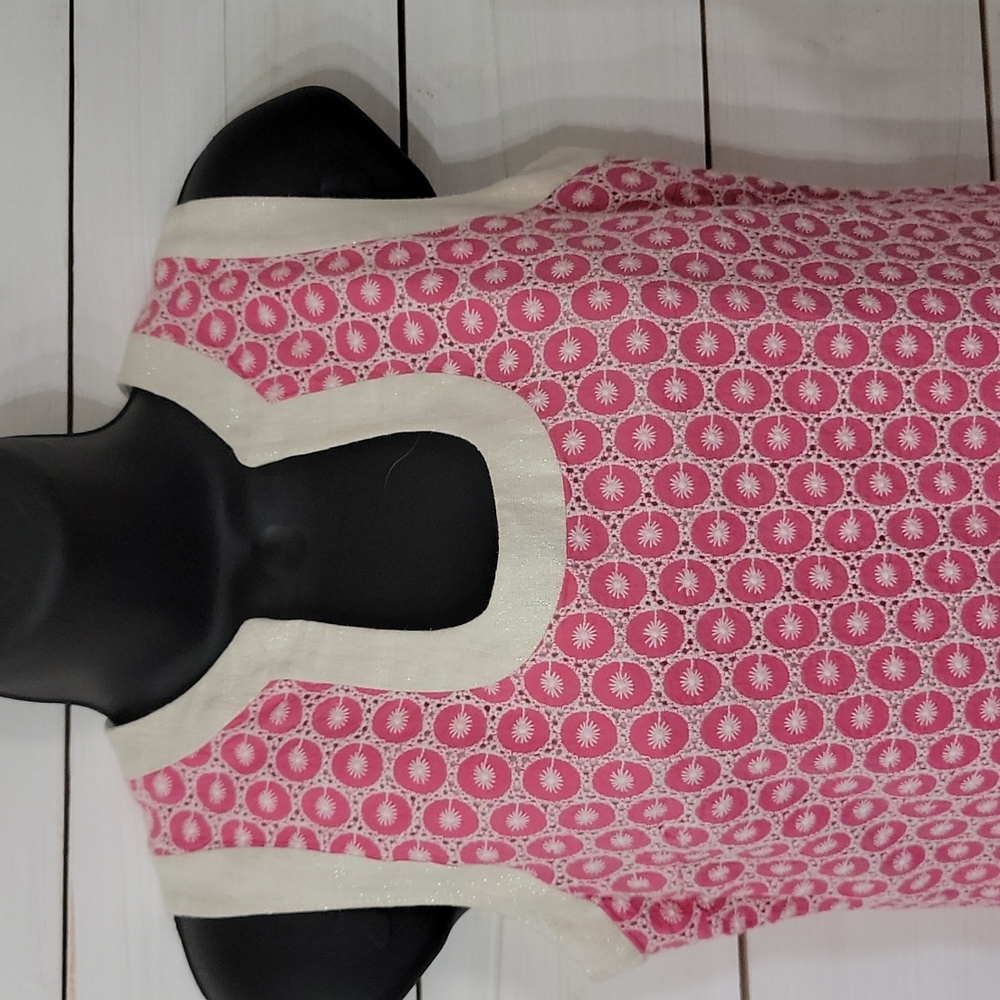 Size 4 Merona Collection retro look pink shify dress.